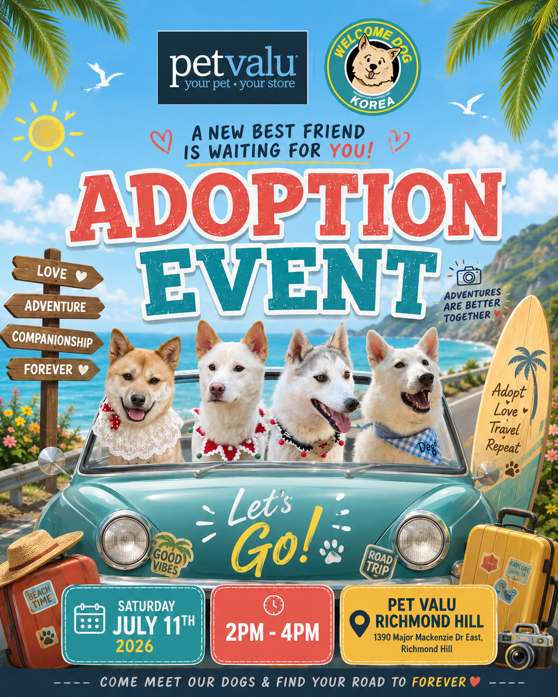 ADOPTION EVENT: JULY 11 at PET VALU RICHMOND HILL
