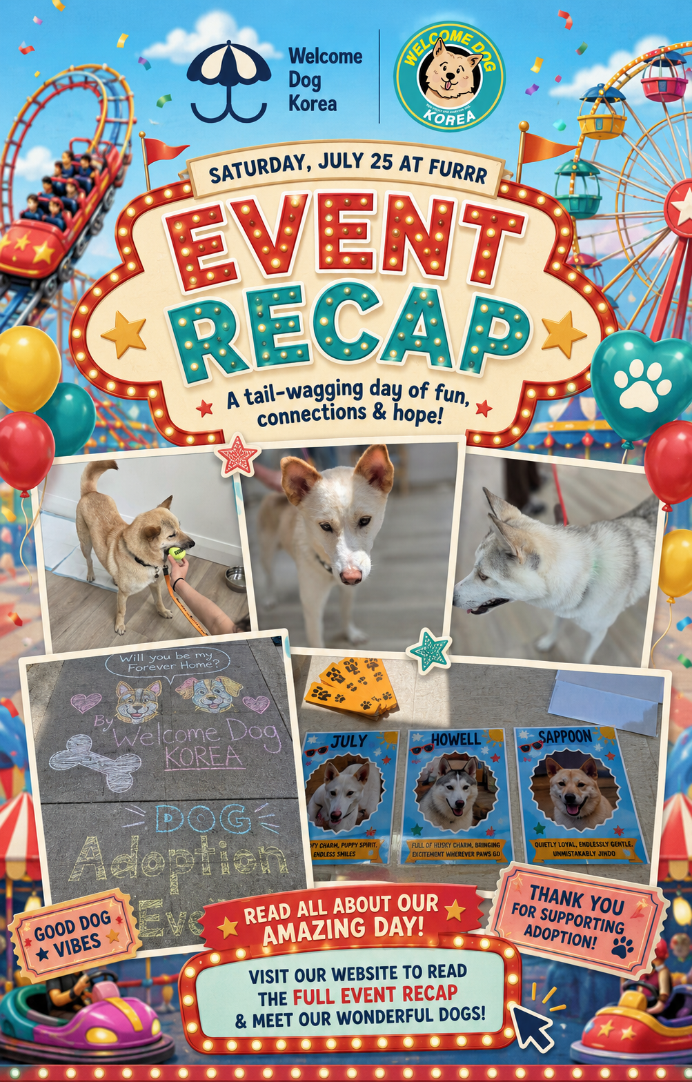 Sunshine, Smiles & Wagging Tails: Our July 25 FURRR Adoption Event Recap
