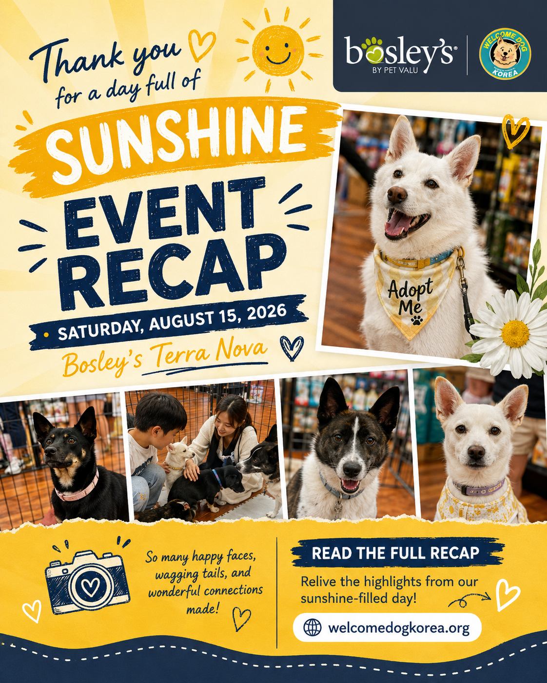 Seven Pawsome Personalities, Countless Smiles: A Day at Bosley's Terra Nova