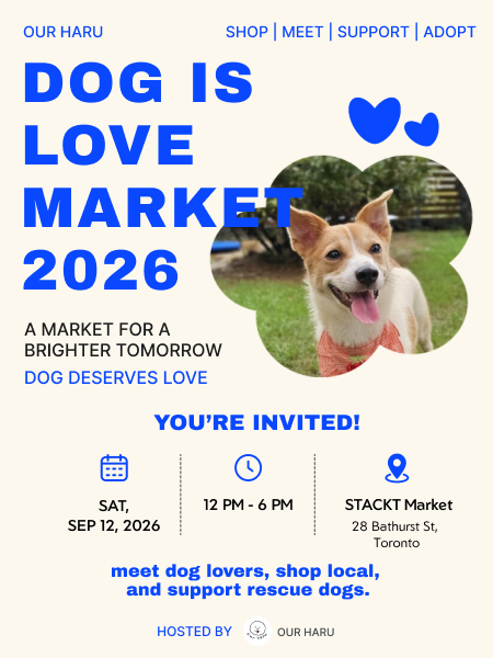 You’re Invited! 💙 Dog Is Love Market at STACKT — Sept. 12