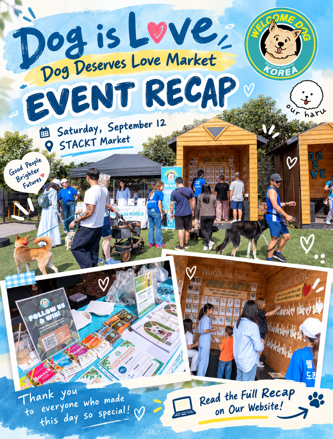 DOG IS LOVE: A Day with the Welcome Dog Korea Family
